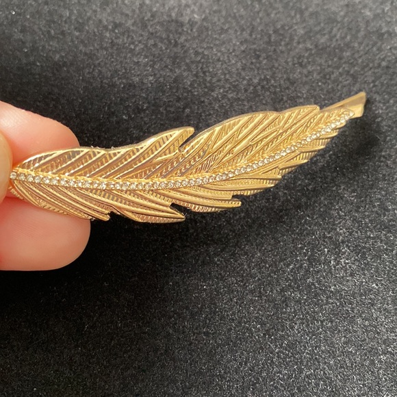 Gold & Rhinestone Hair Pin - Picture 2 of 7